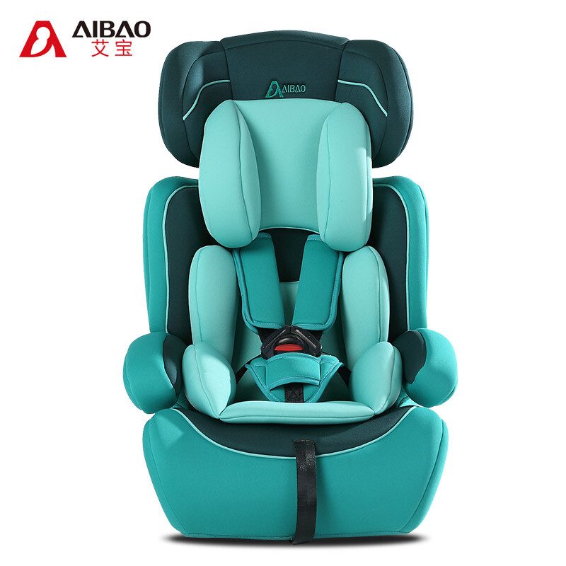 艾宝 儿童汽车安全座椅 宝宝婴儿车载坐椅 9月-12岁3C认证 红黑色+ISOFIX